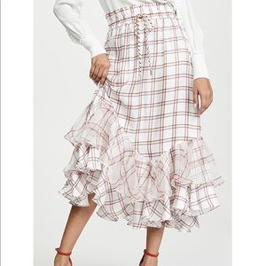 Lee Mathews Holly Ruffle Skirt